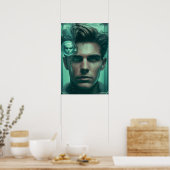 Aiden (Mit Drawing Board-Logo) Poster (Küche)