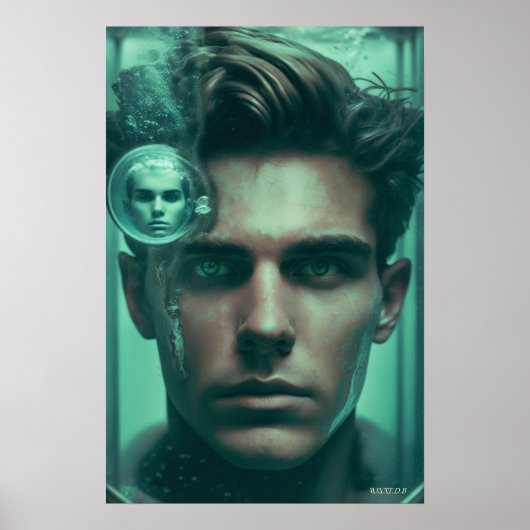 Aiden (mit Zeichnend Motherboard-Logo) Poster (Vorne)