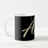 Aiden Name whitegold Tasse Teetasse Kaffeetasse (Links)
