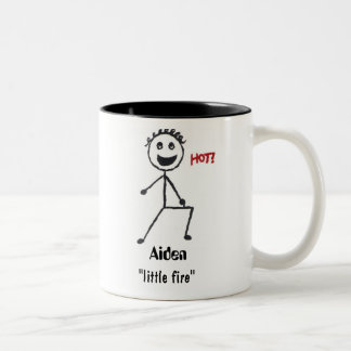 Aiden Namensbedeutung Zweifarbige Tasse