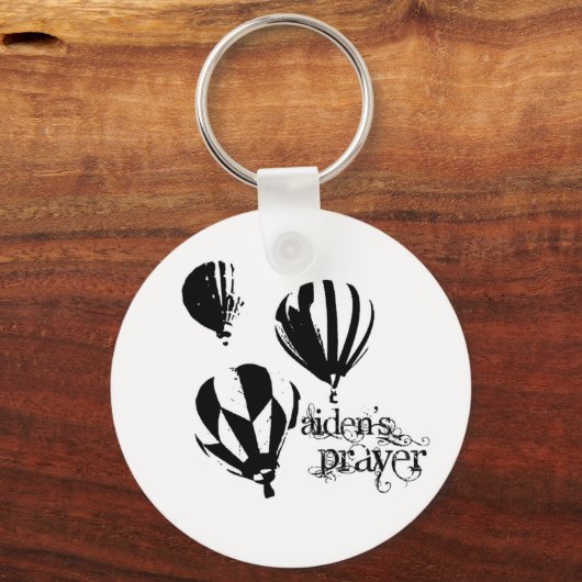 Aiden-Schlüsselanhänger (Heißluftballons) Schlüsselanhänger (Vorderseite)