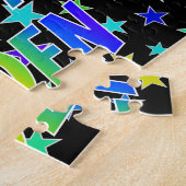 "AIDEN" Vorname, Spaß "GLÜCKLICHER GEBURTSTAG" Puzzle (Seite)