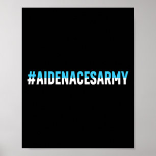 Aidenacesargekämpft gegen Krebs Leukämie Aiden" Poster