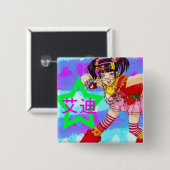 Aidi ist Liebe Button (Vorne & Hinten)