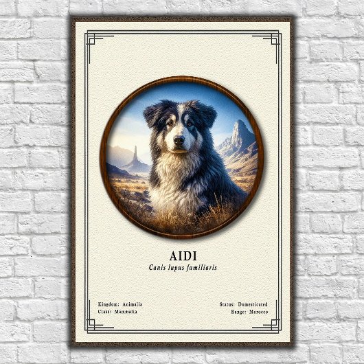 Aidi Zoologie-Serie Poster