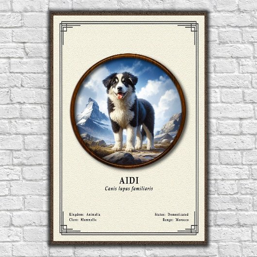 Aidi Zoologie-Serie Poster