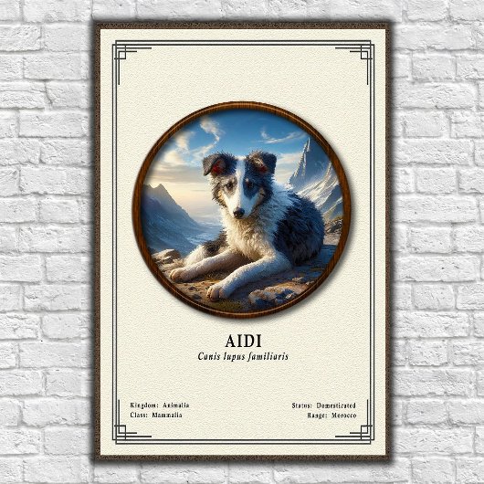 Aidi Zoologie-Serie Poster