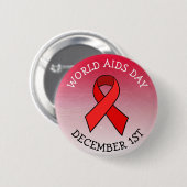 Aids AWARENESS DAY DEZEMBER 1. BUTTON (Vorne & Hinten)