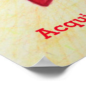 Aids Awareness Ribbon Red Angel Custom Art Posters Poster (Ecke)