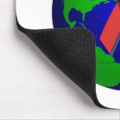 AIDS Bewusstsein für alle Mousepad (Ecke)