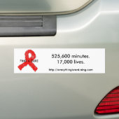 AIDS Bewusstseins-Autoaufkleber Autoaufkleber (Auf Auto)