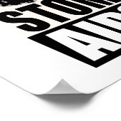 Aids/HIV ausschalten Poster (Ecke)