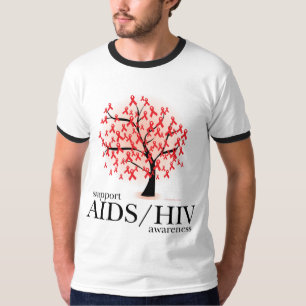 AIDS/HIV Baum T-Shirt