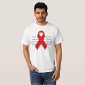 AIDS/HIV Bewusstsein T-Shirt (Vorne ganz)