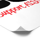 Aids/HIV finden Heilung Poster (Ecke)