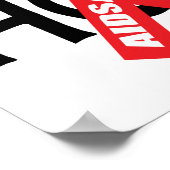 AIDS/HIV-Hoffnung Poster (Ecke)