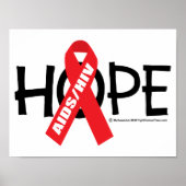 AIDS/HIV-Hoffnung Poster (Vorne)