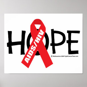 AIDS/HIV-Hoffnung Poster