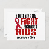 AIDS HIV im Kampf 1 I Pflege Postkarte (Vorne/Hinten)