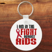 Aids-HIV im Kampf 1 Schlüsselanhänger (Vorderseite)