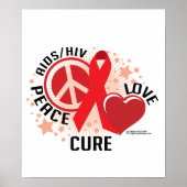 AIDS/HIV - Liebe Poster (Vorne)