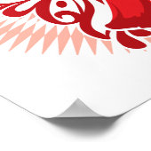 AIDS/HIV-Schmetterling 3 Poster (Ecke)