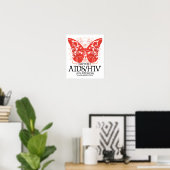 AIDS/HIV-Schmetterling Poster (Heimbüro)
