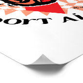 Aids/HIV-Schmetterlingsstamm 2 Poster (Ecke)