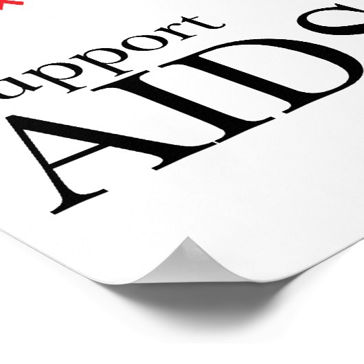 AIDS/HIV-Tree Poster (Ecke)