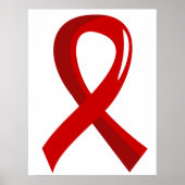 AIDS Red Ribbon 3 Poster (Vorne)