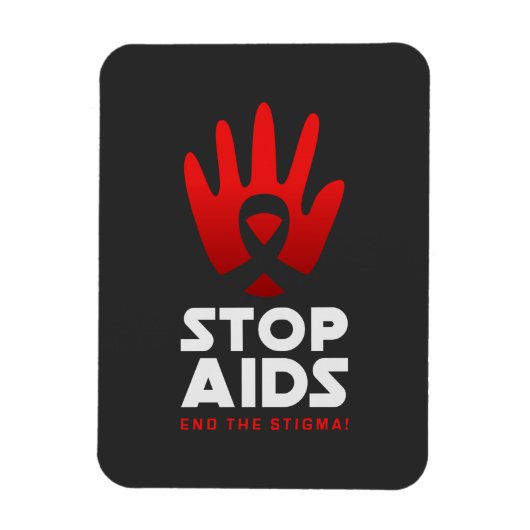 Aids stoppen magnet (Vertikal)