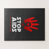 Aids stoppen puzzle (Horizontal)