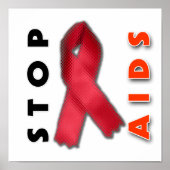 AIDS stoppen (Seite) Poster (Vorne)