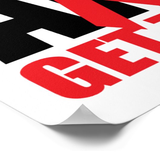 AIDS stoppen: Testen Poster (Ecke)