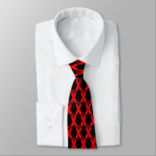 AIDShiv-Bewusstseins-Rot-Band Krawatte
