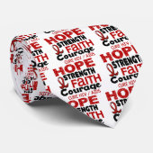 AIDShiv-HOFFNUNG 3 Krawatte (Gerollt)