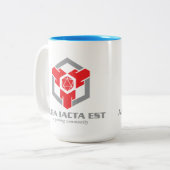 AIE-Kaffee Zweifarbige Tasse (Vorderseite Links)