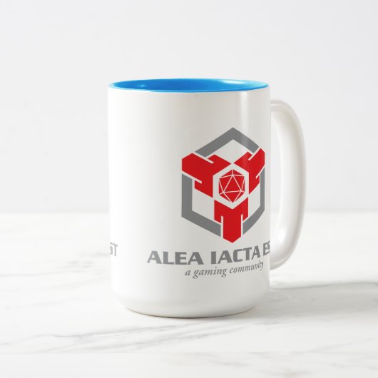 AIE-Kaffee Zweifarbige Tasse (VorderseiteRechts)
