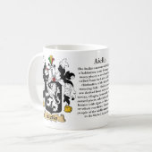 Aiello, der Ursprung, die Bedeutung und das Wappen Kaffeetasse (Vorderseite Links)