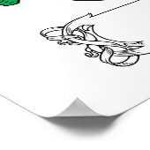 Aiello Familienwappen Poster (Ecke)