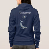 AIFF 2021 Ladys Navy Zip Hoodie (Rückseite)