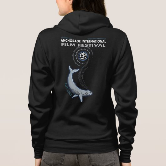 AIFF 2021 Ladys Zip Hoodie (Rückseite)