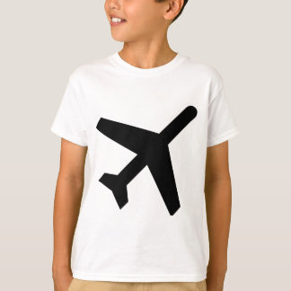AIGA Abfahrt-Zeichen (Flugzeug) T-Shirt