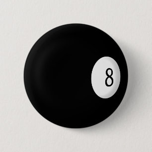 Aight Ball Billiard Button