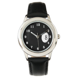 Aight Ball Billiard Thema Armbanduhr