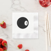 Aight Ball Billiard Thema Serviette (Beispiel)