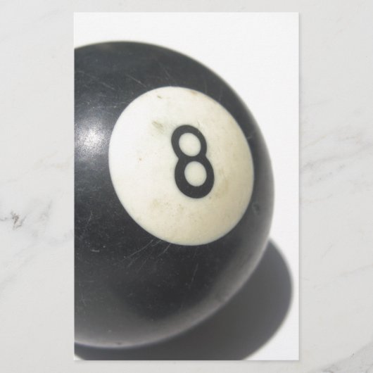Aight Ball Briefpapier (Vorderseite)