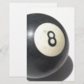 Aight Ball Briefpapier (Vorne/Hinten)