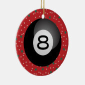 Aight Ball Keramik Ornament (Rechts)