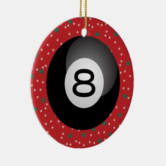 Aight Ball Keramik Ornament (Rechts)